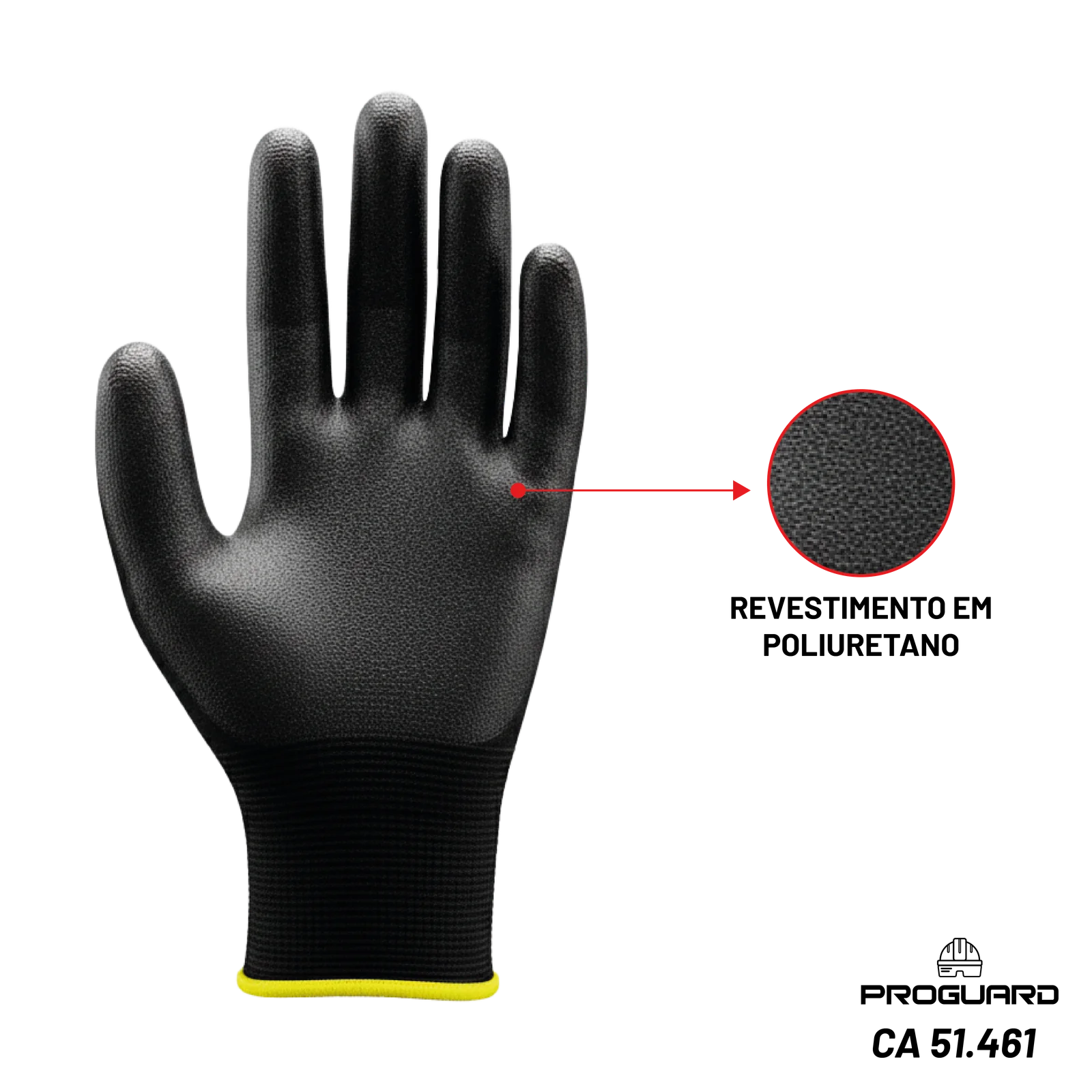 PROGUARD - Luva PU PANTHER - Detalhe